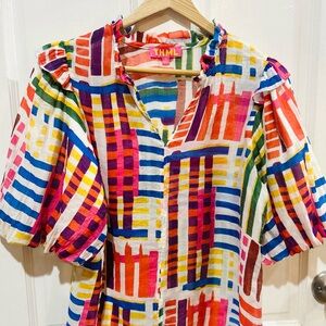 THML Colorful Striped Blouse